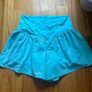 Aerie crossover blue shorts